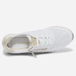 Tennis MARCO TOZZI Blanc Et Argenté -Boutique Caprice WWWERM 10384320745 4