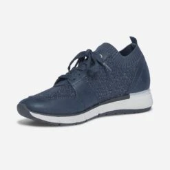 Tennis Bleu Marine Tricotée -Boutique Caprice WWWERM 10384320783 2