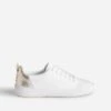 Tennis TBS Blanche Et Or En Cuir -Boutique Caprice WWWERM 10384320848 0