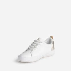 Tennis TBS Blanche Et Or En Cuir -Boutique Caprice WWWERM 10384320848 2
