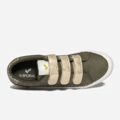 Tennis KAPORAL Kaki à Scratchs Dorés -Boutique Caprice WWWERM 10384320983 4