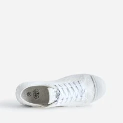 Tennis LE TEMPS DES CERISES Blanche Effet Dentelle -Boutique Caprice WWWERM 10384330104 4