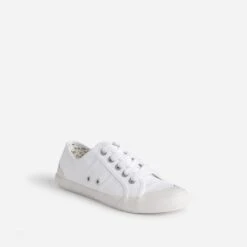 Tennis TBS Blanche En Toile -Boutique Caprice WWWERM 10384330124 1