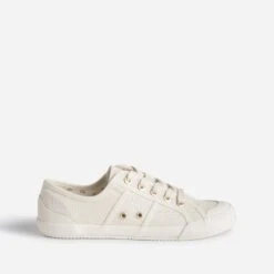 Tennis TBS Beige Chiné En Toile