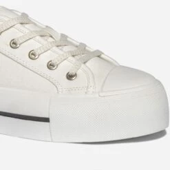 Tennis TEXTO écrue à Semelle Plateforme éco-conçue -Boutique Caprice WWWERM 10384330187 5