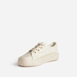 Tennis Dorée En Toile Brodée -Boutique Caprice WWWERM 10384330194 2