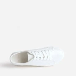 Tennis TEXTO Blanc Irisé Embossée Effet Python -Boutique Caprice WWWERM 10384330196 4