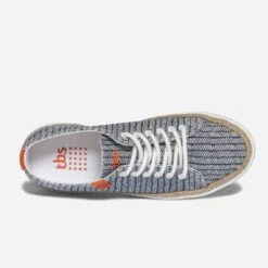 Tennis TBS Marine En Toile Imprimée Rayures -Boutique Caprice WWWERM 10384330206 4