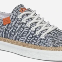 Tennis TBS Marine En Toile Imprimée Rayures -Boutique Caprice WWWERM 10384330206 5