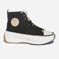 Basket KAPORAL Noire à Plateforme