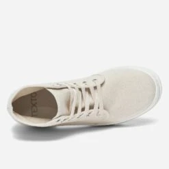 Basket TEXTO écrue En Toile à Plateforme Crantée -Boutique Caprice WWWERM 10384330215 4