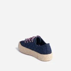 Tennis Marine Brodée Dentelle éco-conçue -Boutique Caprice WWWERM 10384330216 4