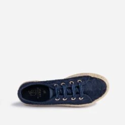 Tennis Marine Brodée Dentelle éco-conçue -Boutique Caprice WWWERM 10384330216 5