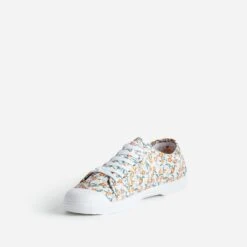 Tennis LE TEMPS DES CERISES Beige Toile Fleurie -Boutique Caprice WWWERM 10384330223 2