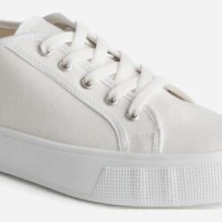 Tennis Blanche En Toile -Boutique Caprice WWWERM 10384330232 5