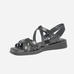 Sandale Noire En Cuir éco-conçue -Boutique Caprice WWWERM 10385760002 2