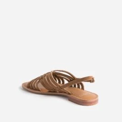 Sandale Marron En Cuir Velours Tressé 11 Sandale Marron En Cuir Velours Tressé -Boutique Caprice WWWERM 10385760115 3