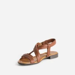 Sandale Marron En Cuir Souple -Boutique Caprice WWWERM 10385760147 2