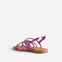 Sandale Plate TEXTO Rose Métallisé -Boutique Caprice WWWERM 10385760172 3