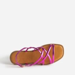 Sandale Plate TEXTO Rose Métallisé -Boutique Caprice WWWERM 10385760172 4