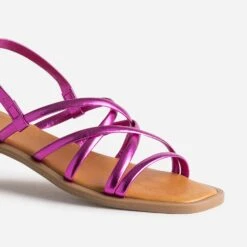 Sandale Plate TEXTO Rose Métallisé -Boutique Caprice WWWERM 10385760172 5