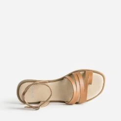 Sandale TEXTO Marron En Cuir -Boutique Caprice WWWERM 10385760251 4