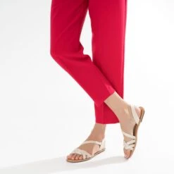 Sandale Beige Clair à Bride Tressée -Boutique Caprice WWWERM 10385760363 10