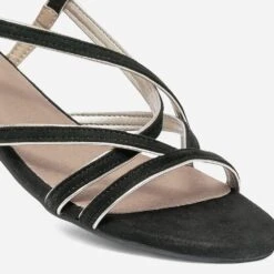 Sandale Noire Et Dorée à Petit Talon 13 Sandale Noire Et Dorée à Petit Talon -Boutique Caprice WWWERM 10385760907 4