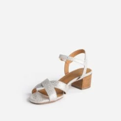 Sandale ERAM FLEX écrue En Cuir Détails Dorés -Boutique Caprice WWWERM 10386330002 2