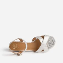 Sandale ERAM FLEX écrue En Cuir Détails Dorés -Boutique Caprice WWWERM 10386330002 4