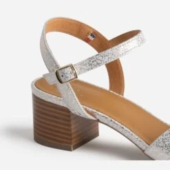 Sandale ERAM FLEX écrue En Cuir Détails Dorés -Boutique Caprice WWWERM 10386330002 5