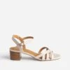 Sandale ERAM FLEX Beige Clair En Cuir Verni -Boutique Caprice WWWERM 10386330015 0