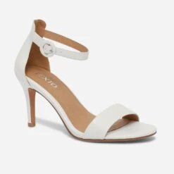 Sandale TEXTO Blanche à Talon Fin -Boutique Caprice WWWERM 10386330403 1