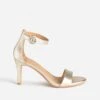 Sandale TEXTO Or à Talon Fin -Boutique Caprice WWWERM 10386330406 0