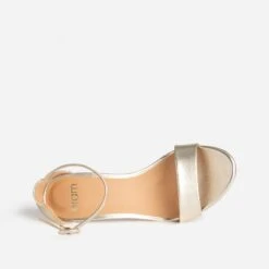 Sandale TEXTO Or à Talon Fin -Boutique Caprice WWWERM 10386330406 4