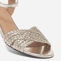 Sandale Dorée éco-conçue à Brides Tressées -Boutique Caprice WWWERM 10386330519 5