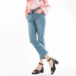 Sandale TEXTO Noire à Semelle Crantée -Boutique Caprice WWWERM 10386340053 10