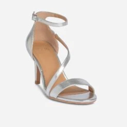 Sandale TEXTO Argent à Talon Fin -Boutique Caprice WWWERM 10386340057 1