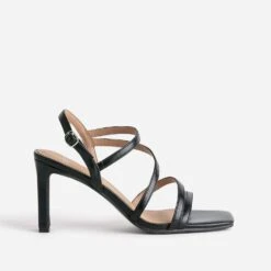 Sandale TEXTO Noire à Talon