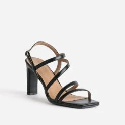 Sandale TEXTO Noire à Talon -Boutique Caprice WWWERM 10386340084 1