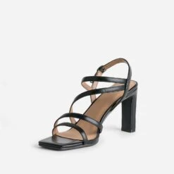 Sandale TEXTO Noire à Talon -Boutique Caprice WWWERM 10386340084 2