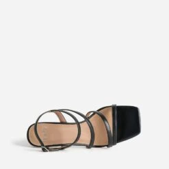 Sandale TEXTO Noire à Talon -Boutique Caprice WWWERM 10386340084 4