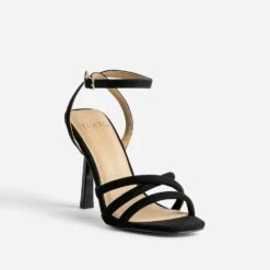 Sandale TEXTO Noire à Talon Fin -Boutique Caprice WWWERM 10386340093 1