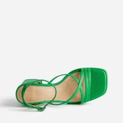 Sandale TEXTO Verte à Talon Flare -Boutique Caprice WWWERM 10386340100 4