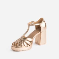 Sandale Cuivrée à Talon -Boutique Caprice WWWERM 10386340111 3