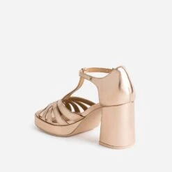 Sandale Cuivrée à Talon -Boutique Caprice WWWERM 10386340111 4