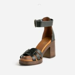 Sandale Noire éco-conçue En Cuir 10 Sandale Noire éco-conçue En Cuir -Boutique Caprice WWWERM 10386340120 2