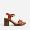 Sandale Terracotta En Cuir -Boutique Caprice WWWERM 10386340121 0