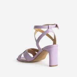 Sandale Talon En Cuir Mauve -Boutique Caprice WWWERM 10386340124 3