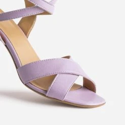 Sandale Talon En Cuir Mauve -Boutique Caprice WWWERM 10386340124 5
